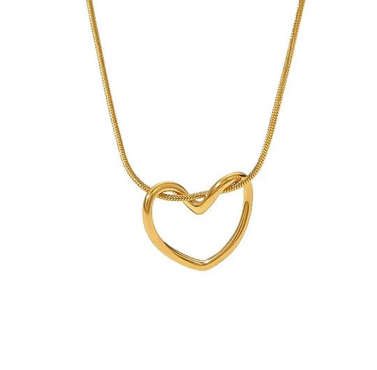 Hollow Heart Necklace