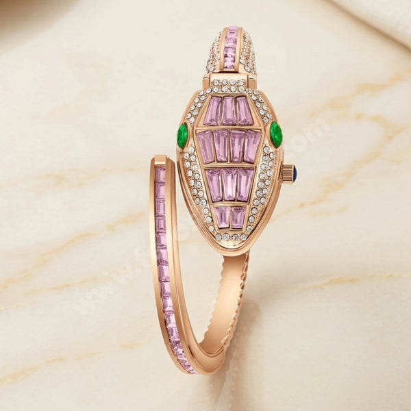 Rose Gold & Blush Pink Serpent Luxe Watch