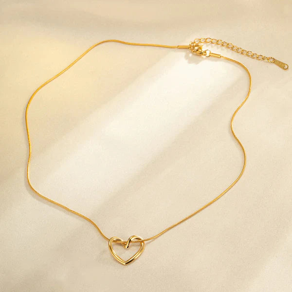 Hollow Heart Necklace