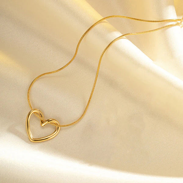 Hollow Heart Necklace