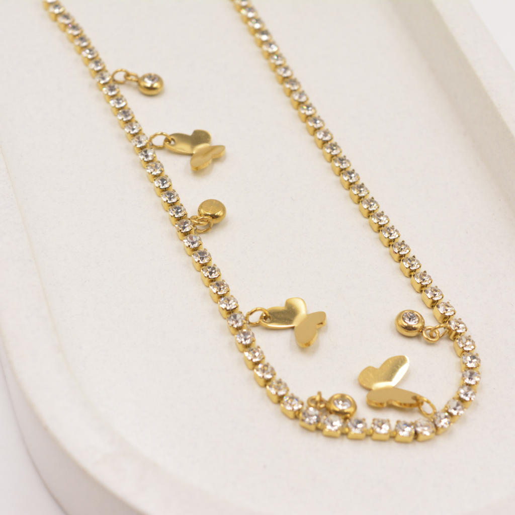 Butterfly Sparkle Set with Earrings