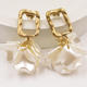 Golden Frame Blossom Earrings
