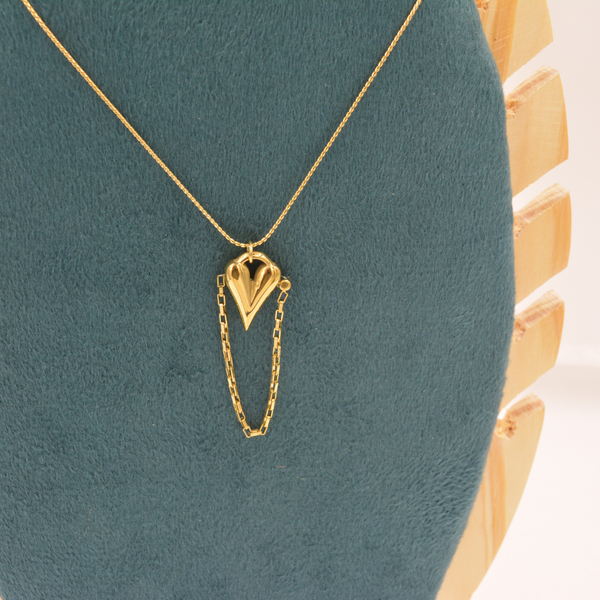 Heart Necklace with Chain