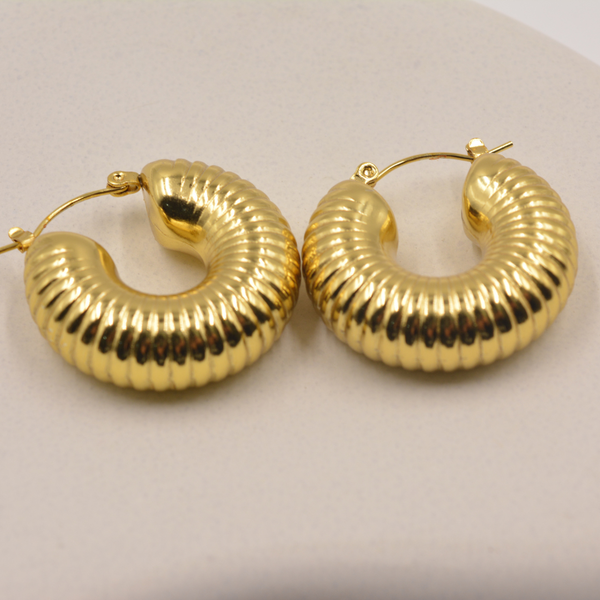 Bold Texture Hoops
