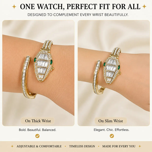 Diamond White Serpent Luxe Watch