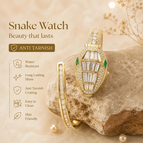 Diamond White Serpent Luxe Watch