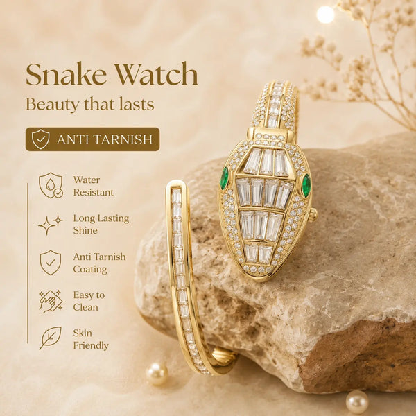 Diamond White Serpent Luxe Watch