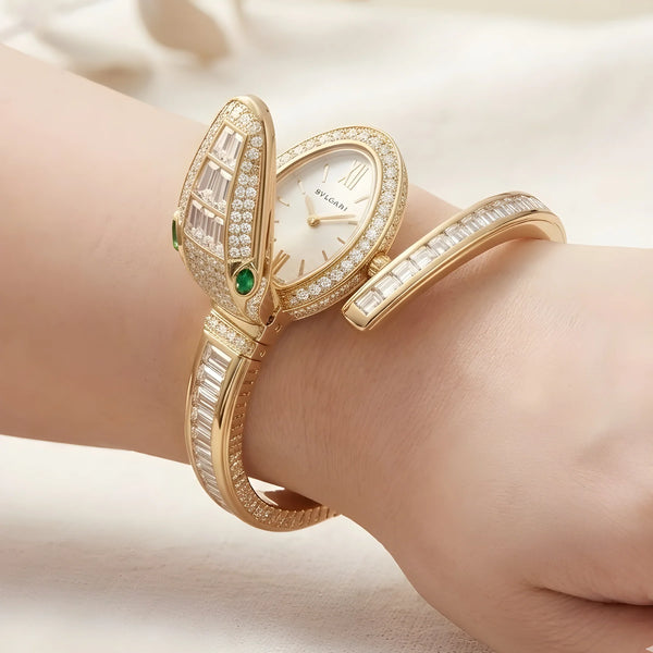 Diamond White Serpent Luxe Watch