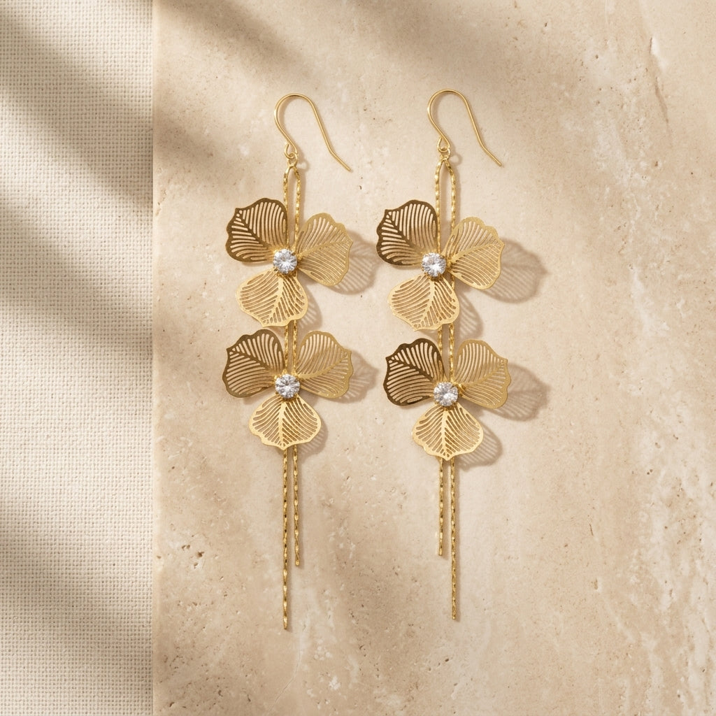 Blossom Drape Earring