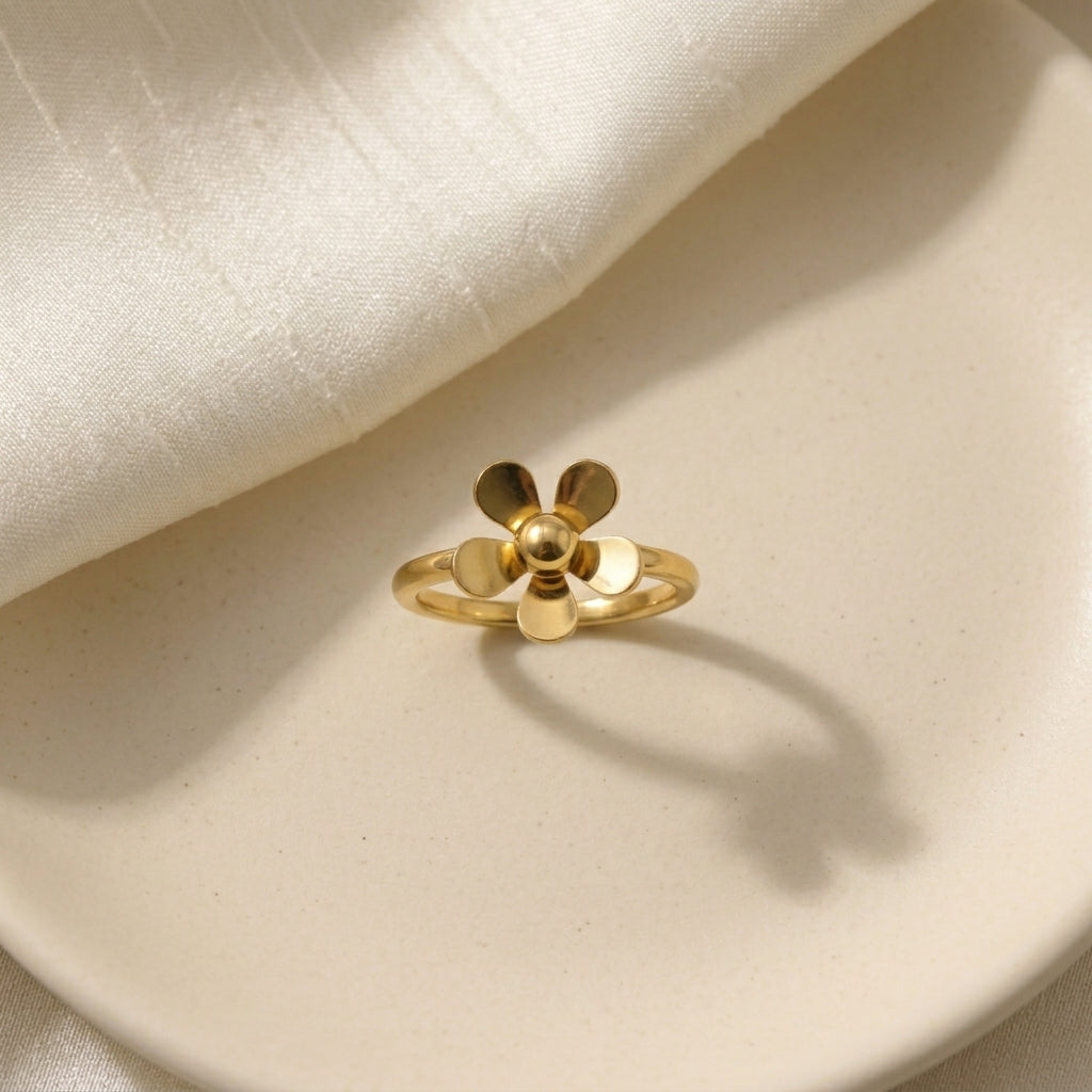 Golden Bloom Ring
