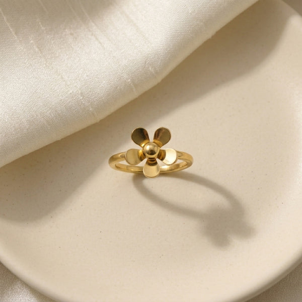 Golden Bloom Ring