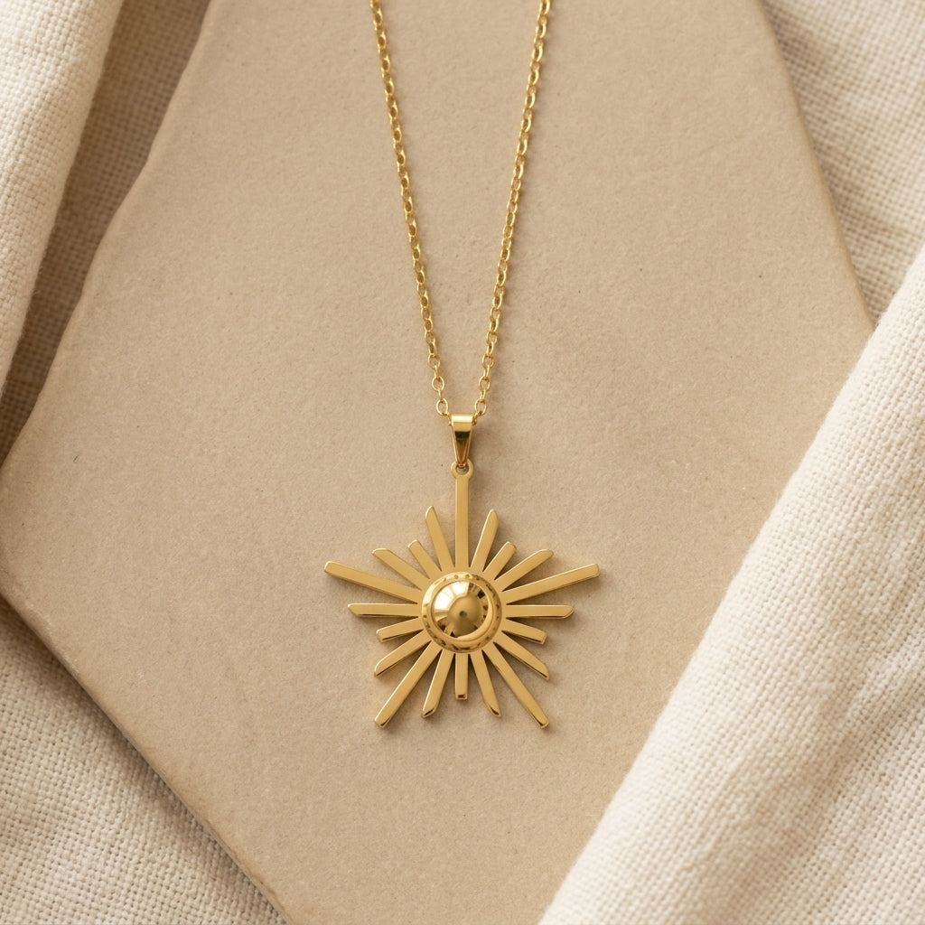 Star Pendant with Necklace