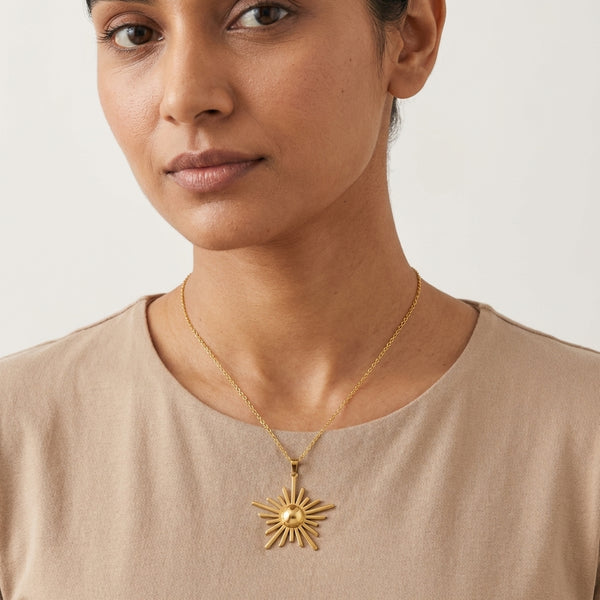 Star Pendant with Necklace