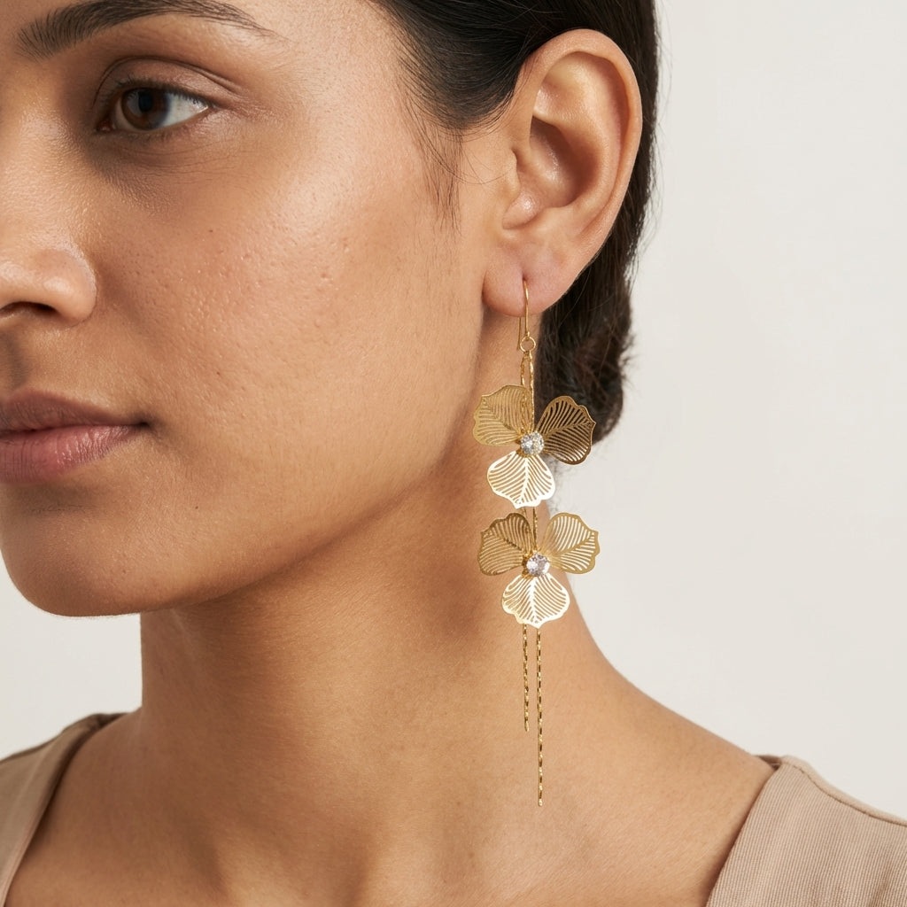 Blossom Drape Earring