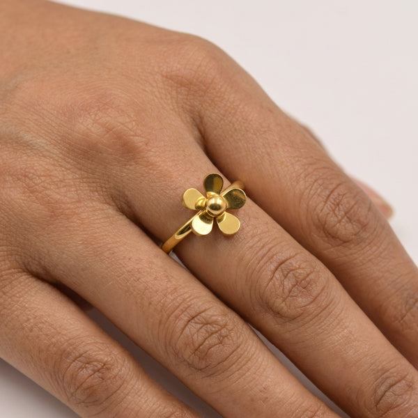 Golden Bloom Ring