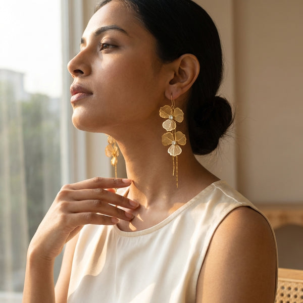 Blossom Drape Earring
