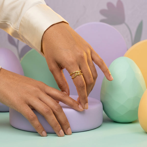 Pillar Square Ring