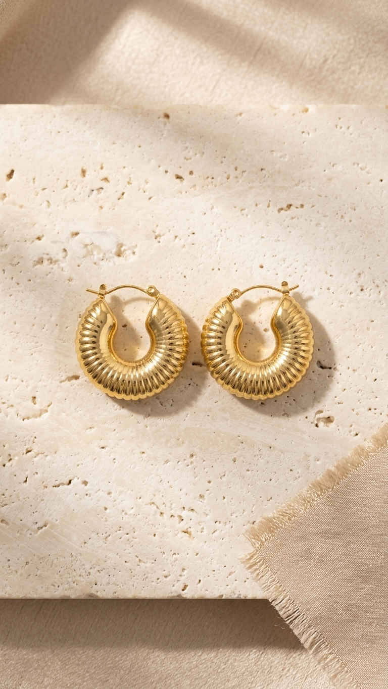 Bold Texture Hoops