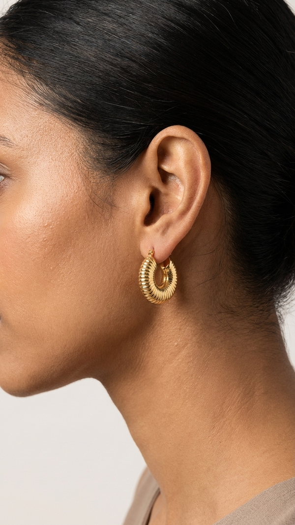 Bold Texture Hoops