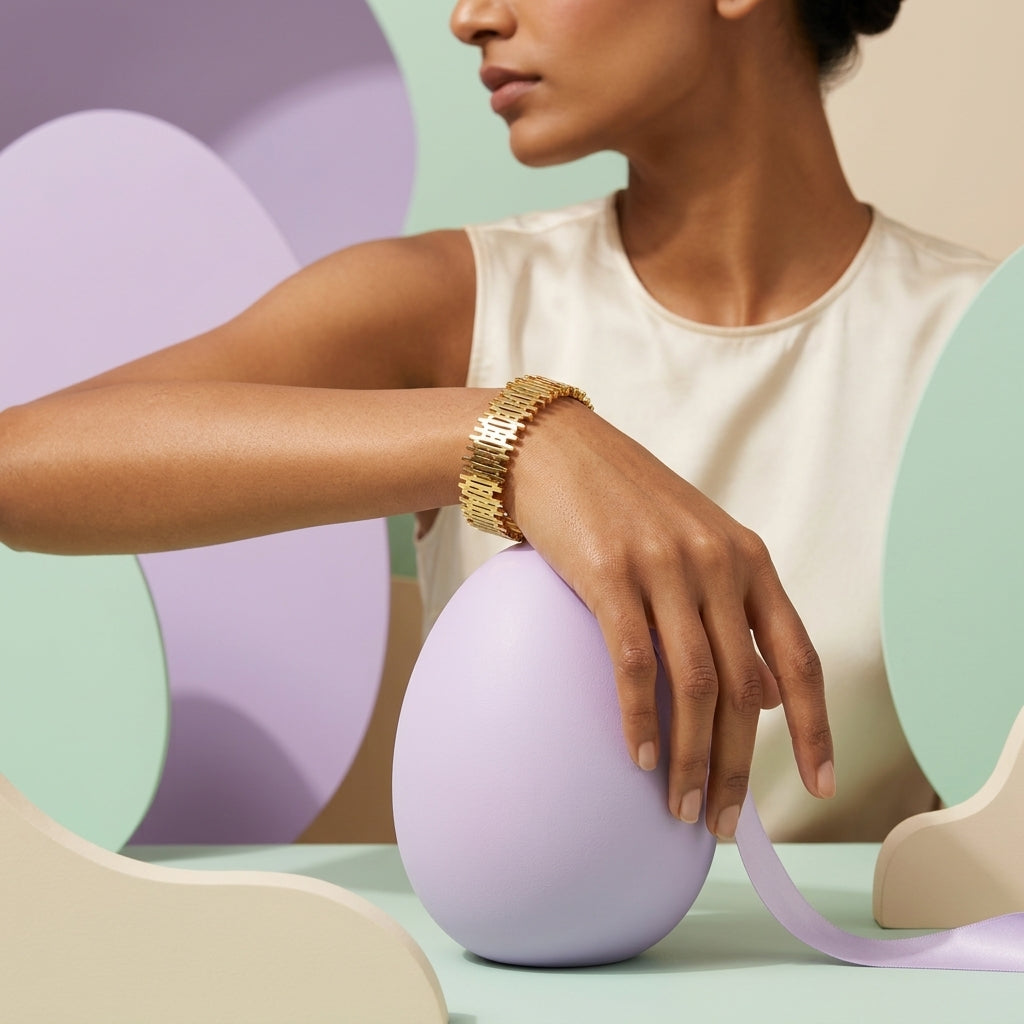 Lattice Luxe Bangle