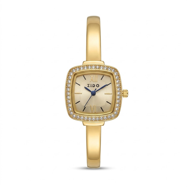 The Cushion Halo Bracelet Watch