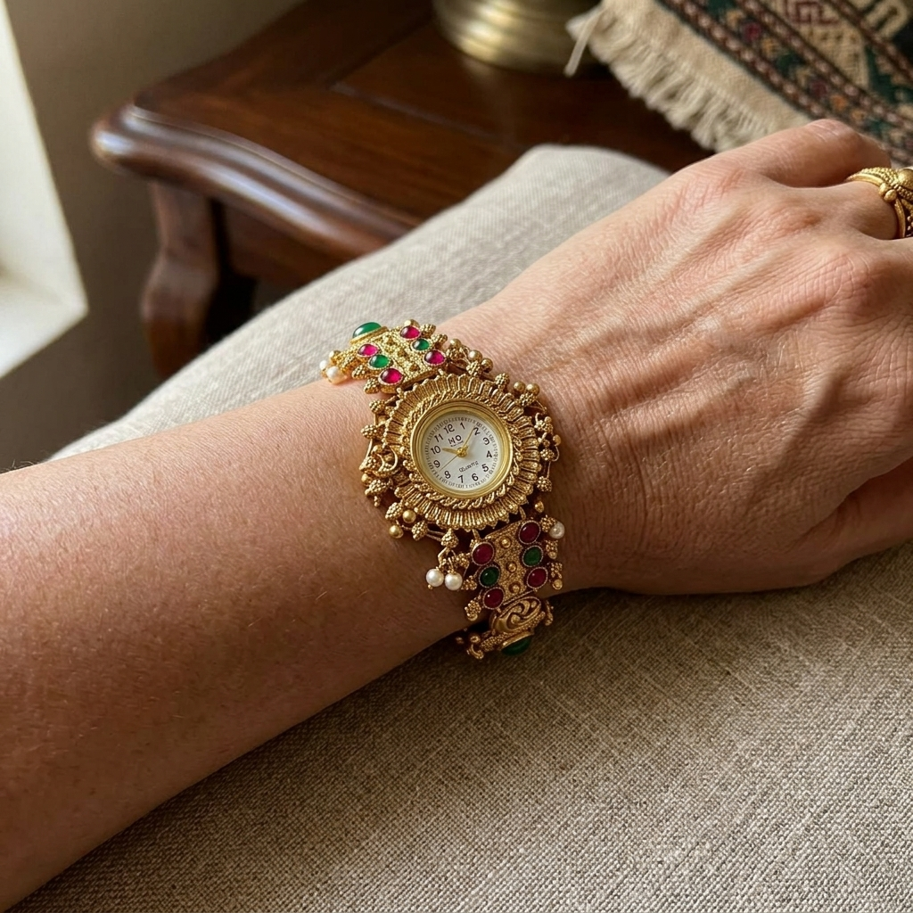 Traditional Antique Temple Watch