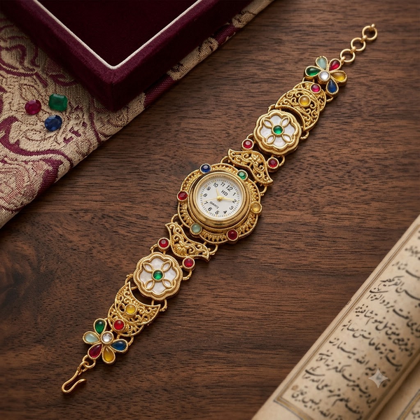 Noor Mahal Navratna Watch